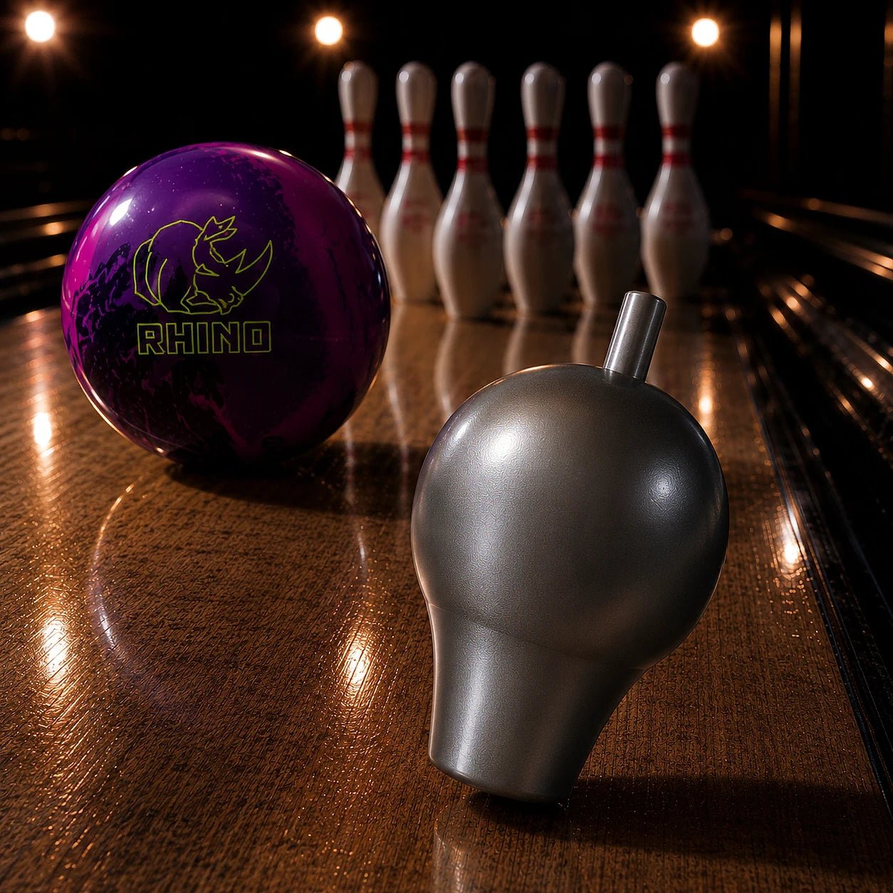 Boule BRUNSWICK RHINO PURPLE PINK BERRY - Bowling Stars