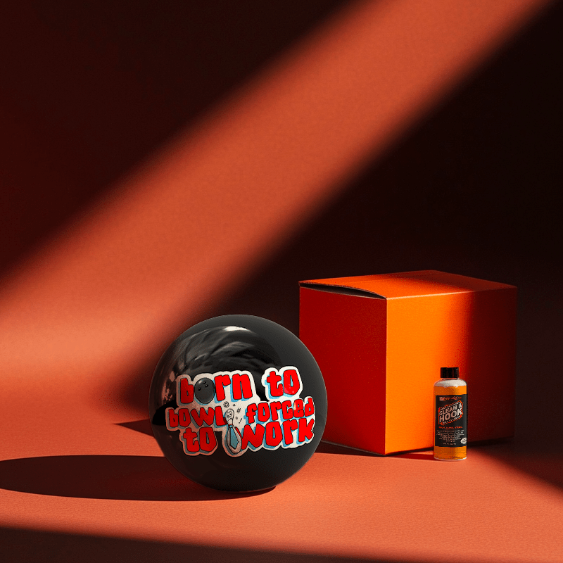 Hands holding a red orb with intricate, patterned artwork depicting a figure with sunglasses.