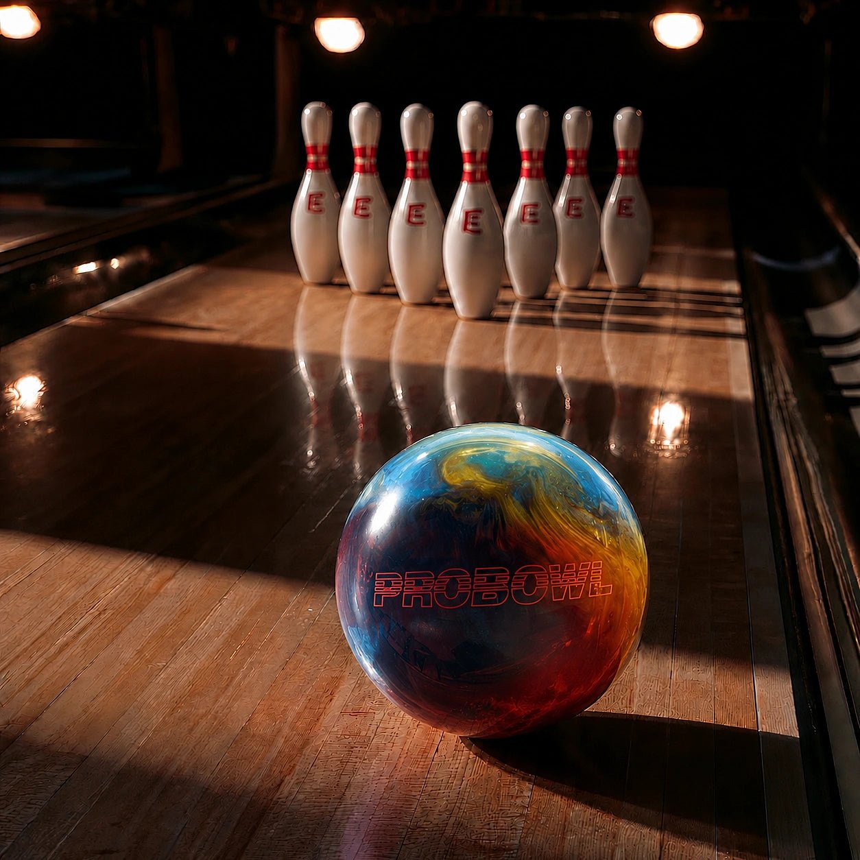 Boule PROBOWL - BLUE/BLACK/GOLD - Bowling Stars