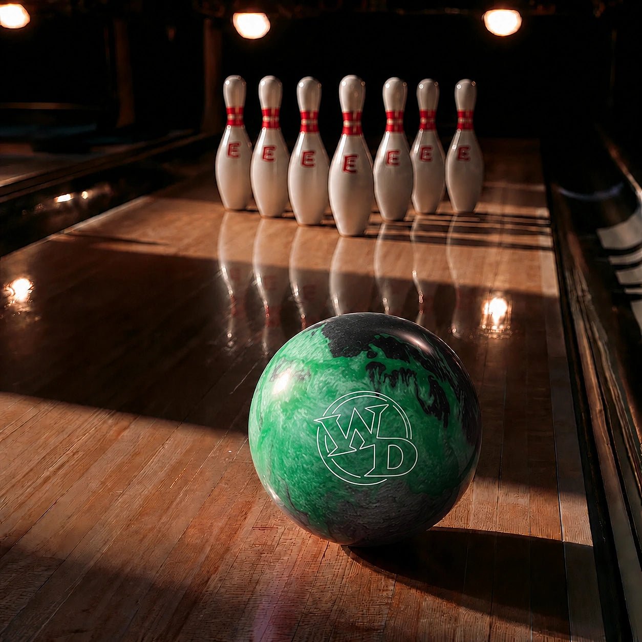 Boule White Dot Mint Frost - Bowling Stars
