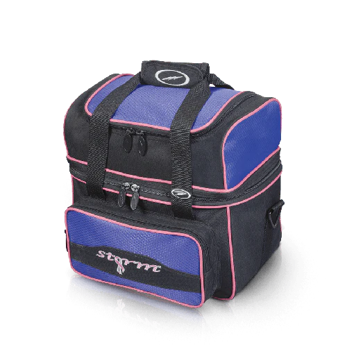 SAC, STORM 1-BALL TOTE FLIP BLACK/PURPLE - Bowling Star's