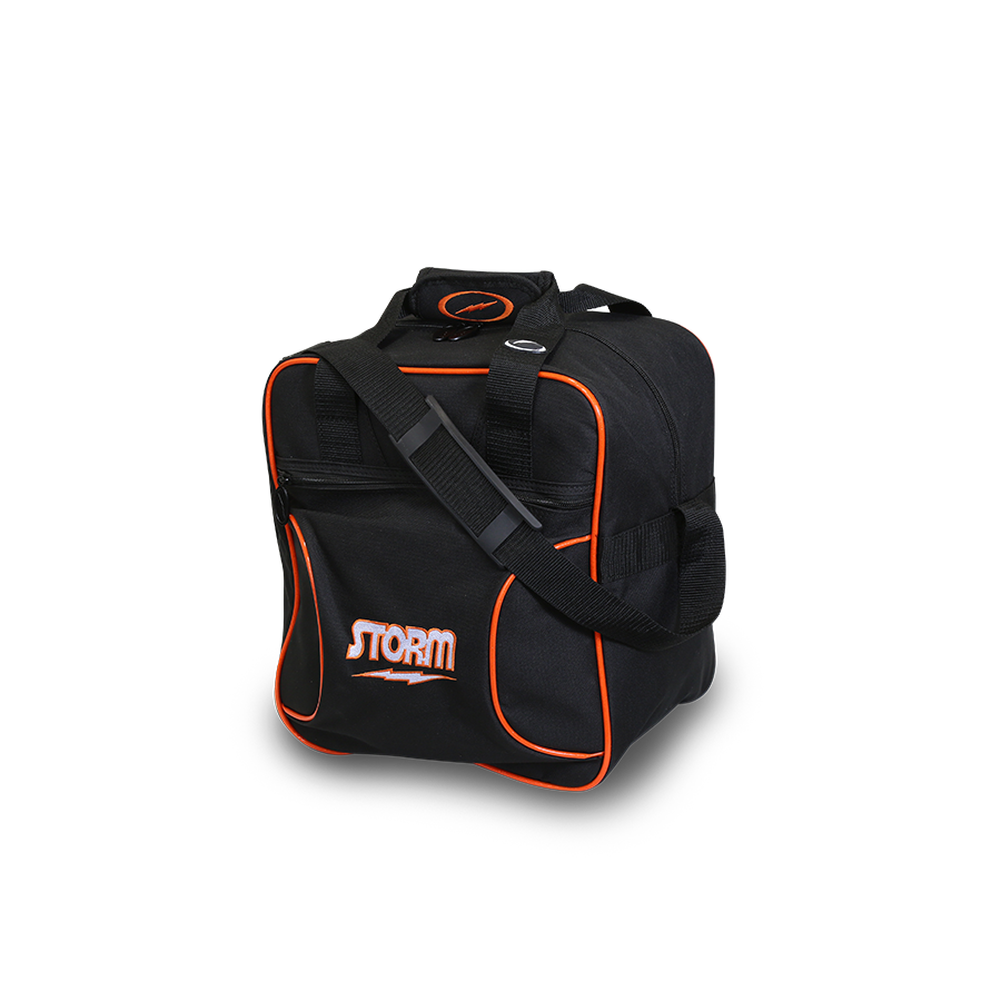 SAC, STORM 1-BALL SOLO TOTE BLACK/ORANGE - Bowling Star's