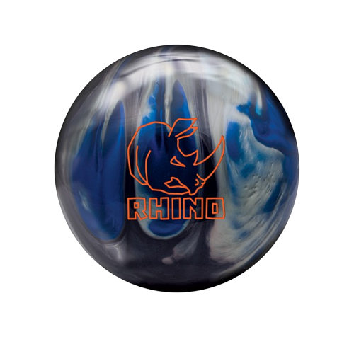 boule de bowling, BOULE Rhino Noir / Bleu / Argent Perle - Bowling Star's