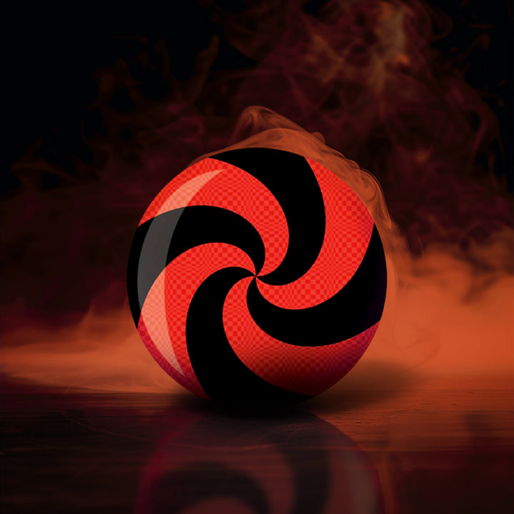 Boule VIZ-A-BALL SPIRAL ROUGE/NOIR