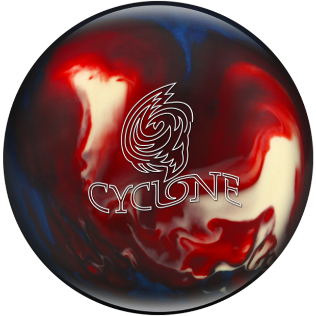 boule de bowling, BOULE EBONITE CYCLONE - RED/WHITE/BLUE - Bowling Star's