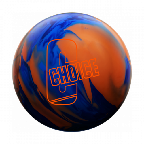 boule de bowling, BOULE EBONITE CHOICE SOLID - BLUE/DARK BLUE/ORANGE - Bowling Star's