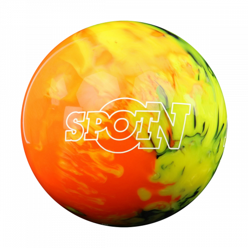 boule de bowling, BOULE STORM SPOT ON - BLK/YEL/ORA - Bowling Star's