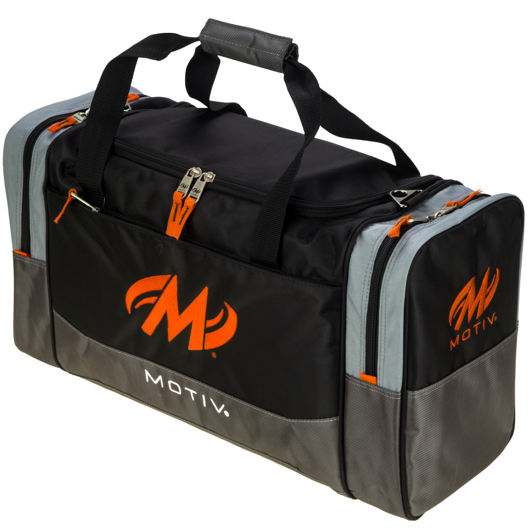 SAC, MOTIV SHOCK™ 2-BALL TOTE (BLACK/ORANGE) - Bowling Star's