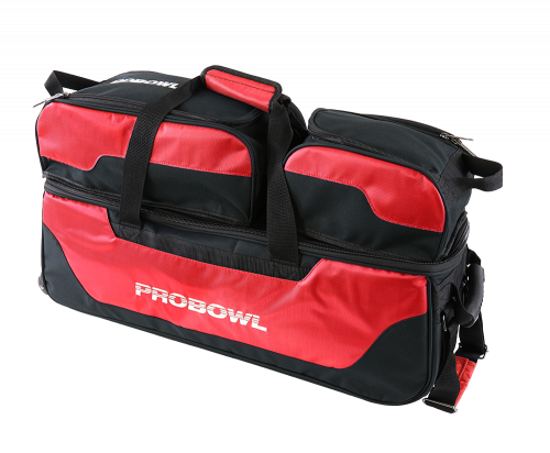 SAC, PRO BOWL TRIPLE TOTE W/ SHOE BAG BLACK/RED - Bowling Star's