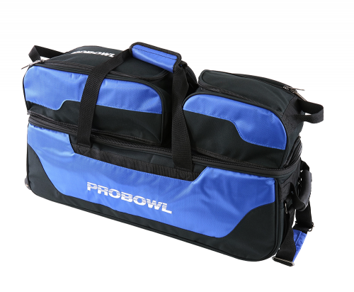 SAC, PRO BOWL TRIPLE TOTE W/ SHOE BAG BLACK/BLUE - Bowling Star's