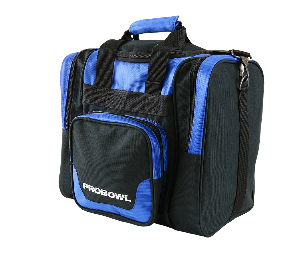 SAC, PRO BOWL SINGLE BAG DELUXE BLACK/BLUE - Bowling Star's