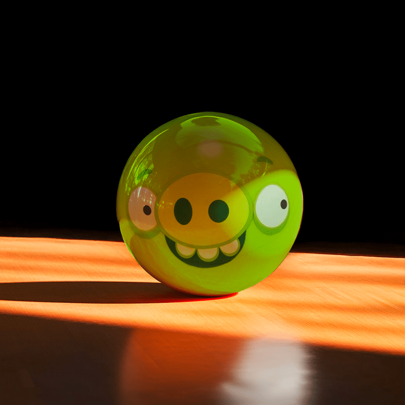 Boule ANGRY GREEN PIG - Bowling Stars