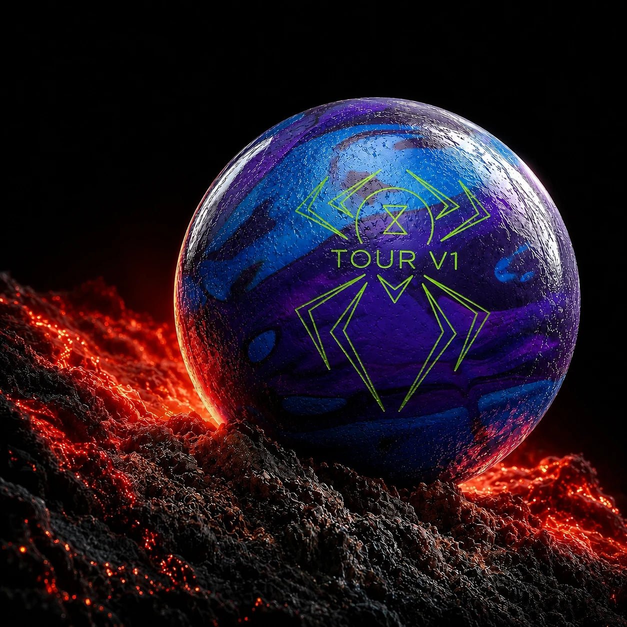 Boule BLACK WIDOW TOUR V1 - Bowling Stars