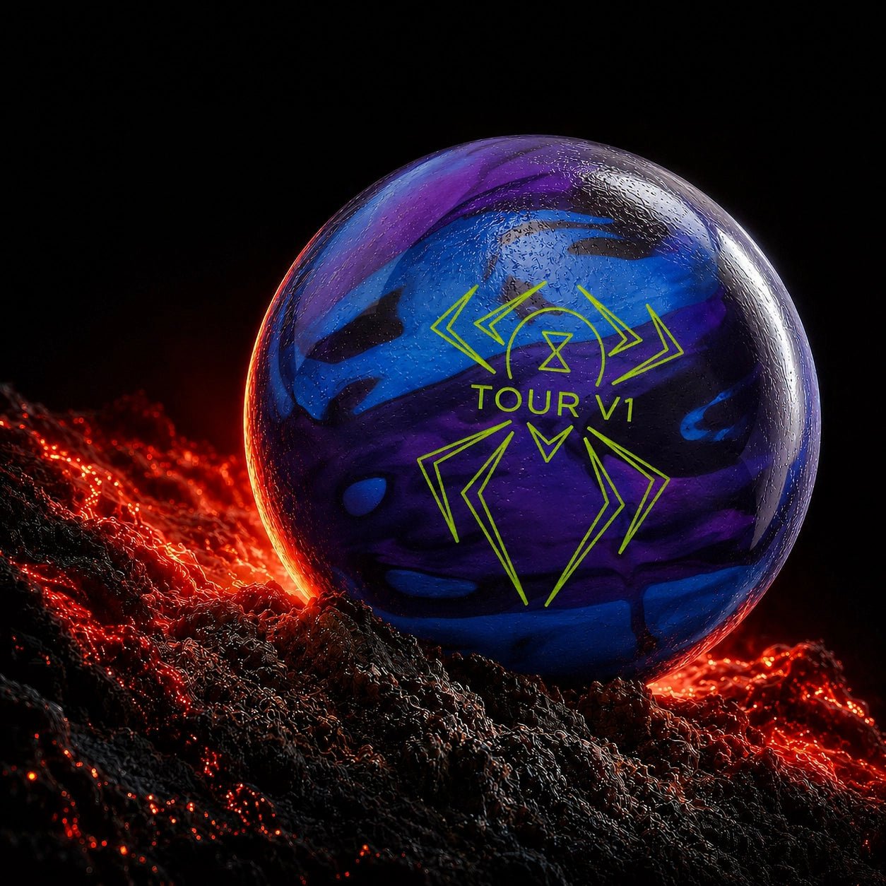 Boule BLACK WIDOW TOUR V1 - Bowling Stars