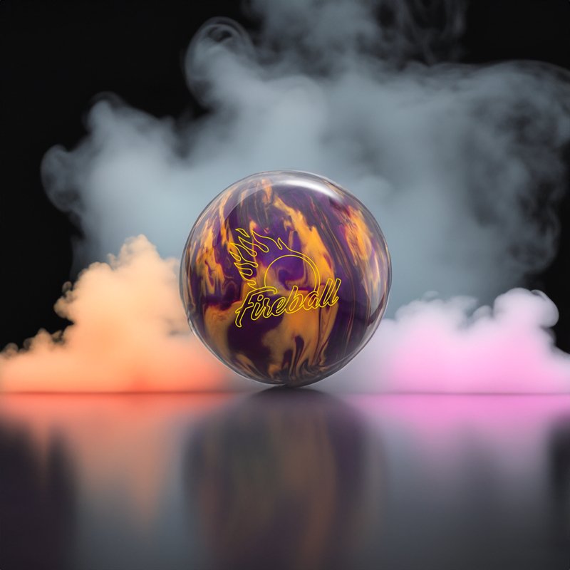 Boule Blaze Strike Purple/Gold - Bowling Stars