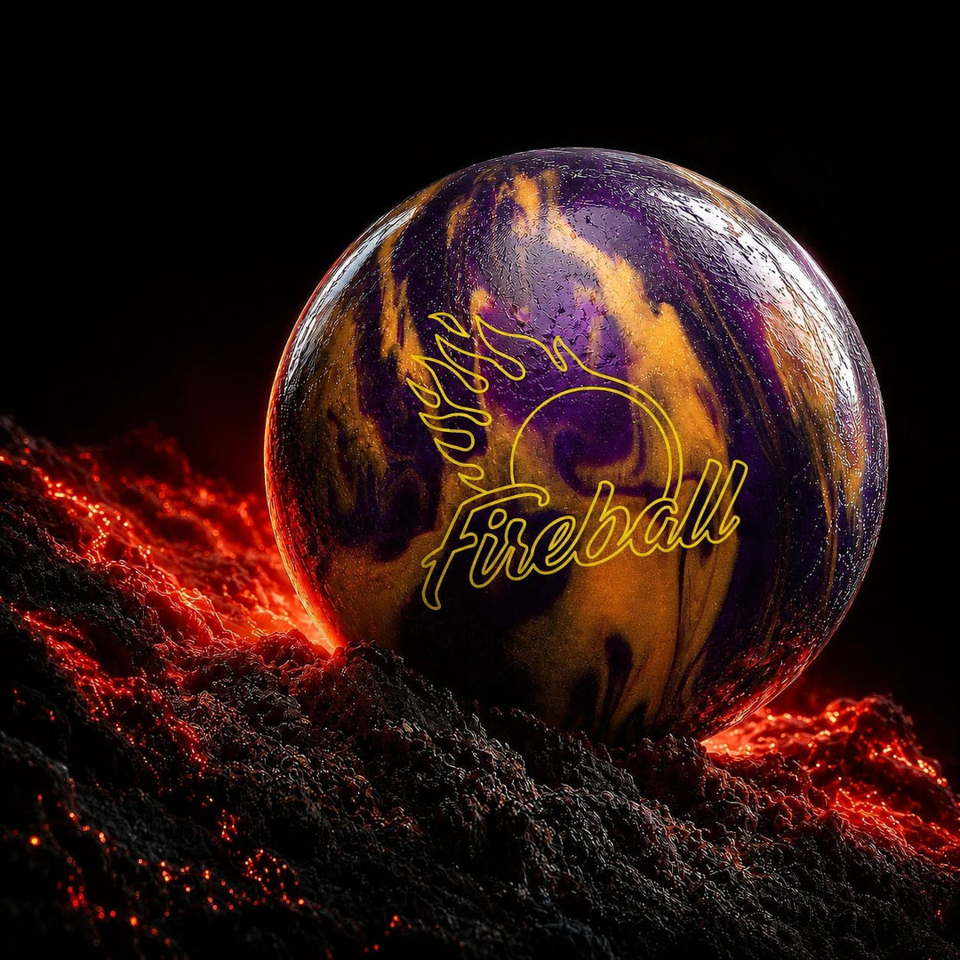 Boule Blaze Strike Purple/Gold - Bowling Stars