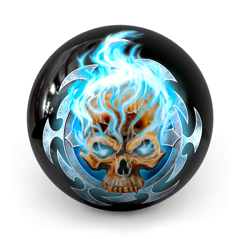 Boule Blue Skull Strike - Bowling Stars