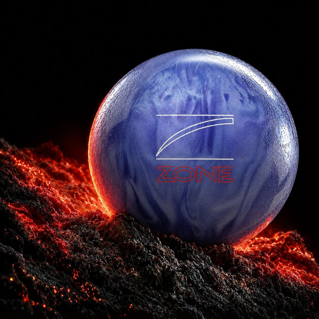 Boule <br> BRUNSWICK DANGER ZONE PURPLE ICE - Bowling Stars