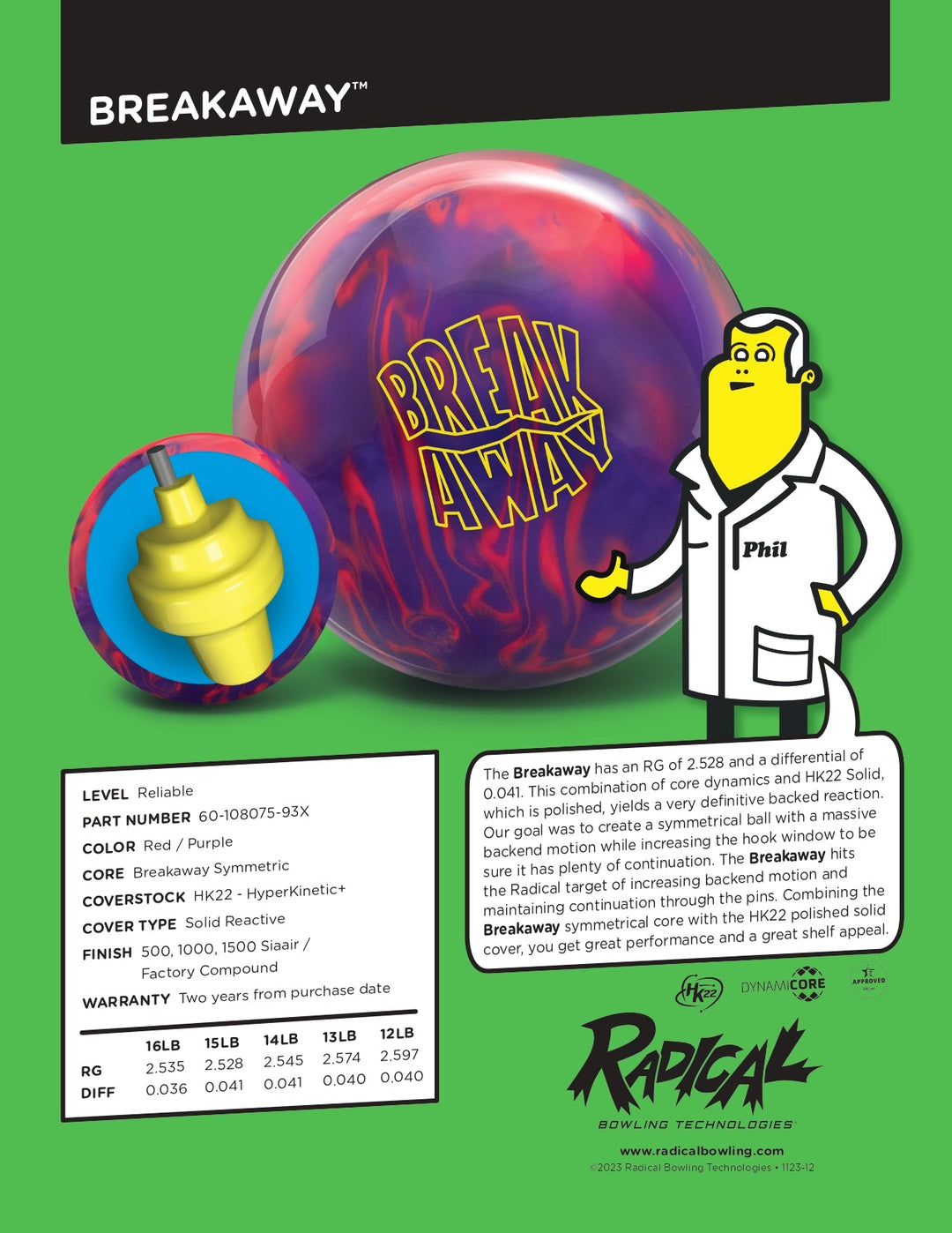 Boule BREAKAWAY - Bowling Stars