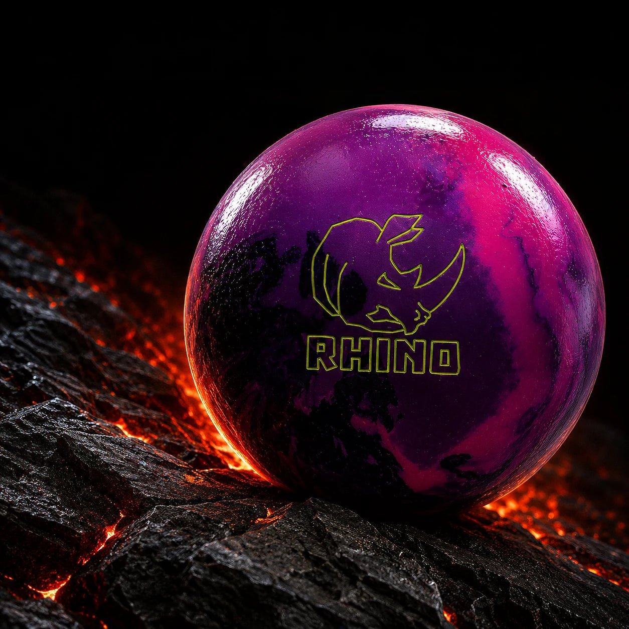 Boule BRUNSWICK RHINO PURPLE PINK BERRY - Bowling Stars