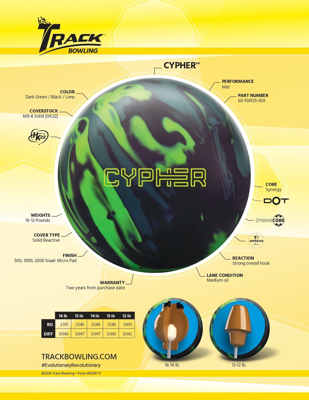 Boule CYPHER - Bowling Sterren