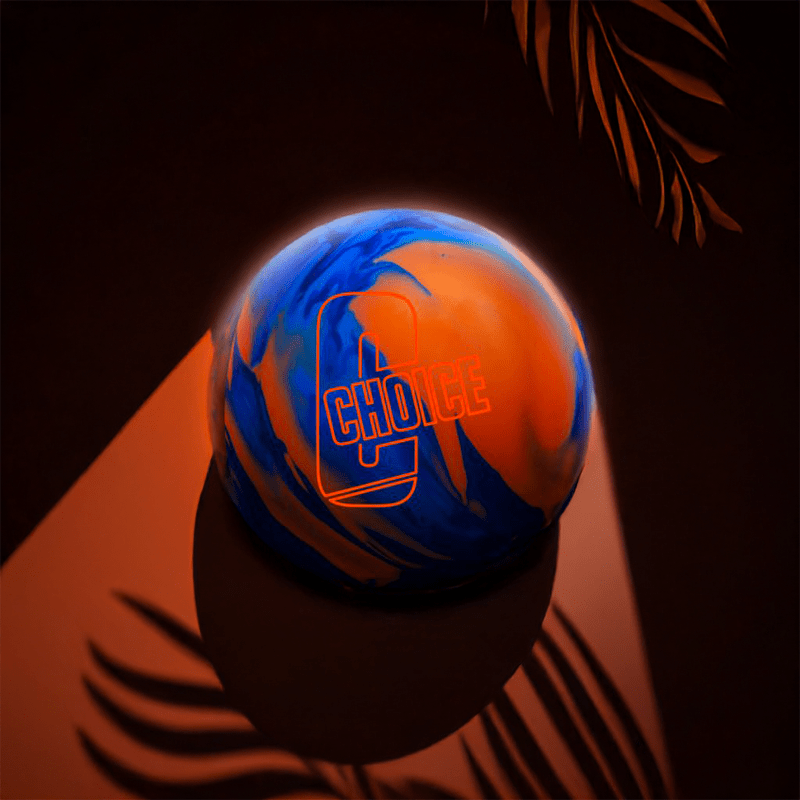 Boule EBONITE CHOICE SOLID - BLUE/DARK BLUE/ORANGE - Bowling Stars