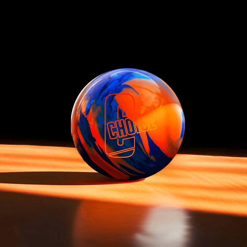 Boule EBONITE CHOICE SOLID - BLUE/DARK BLUE/ORANGE - Bowling Stars