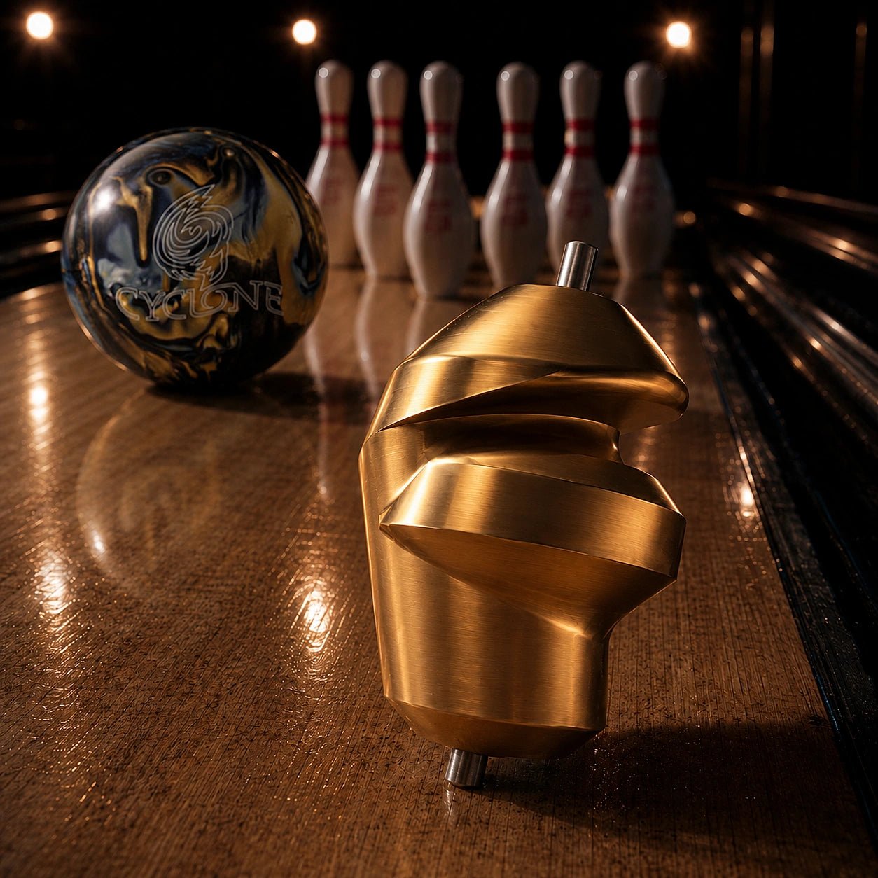 Boule EBONITE CYCLONE - RED/WHITE/BLUE - Bowling Stars