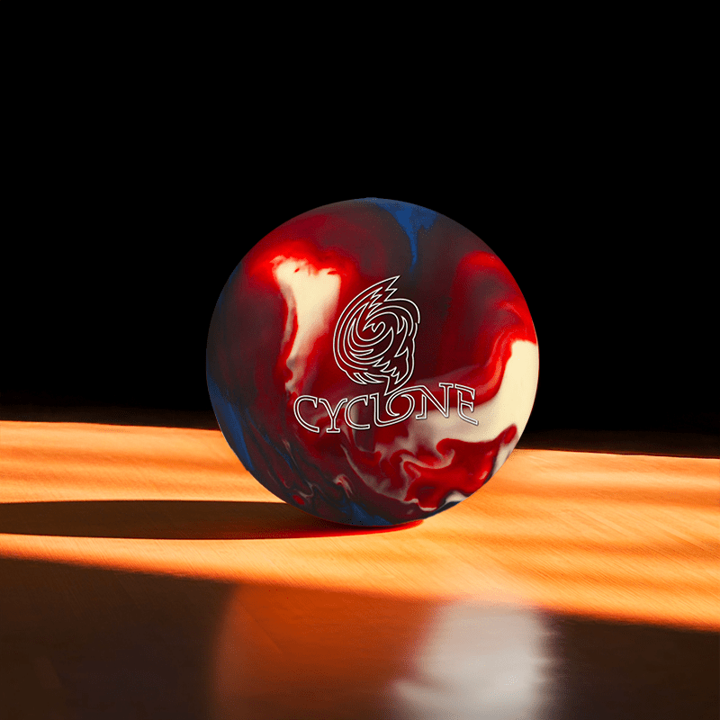 Boule EBONITE CYCLONE - RED/WHITE/BLUE - Bowling Stars