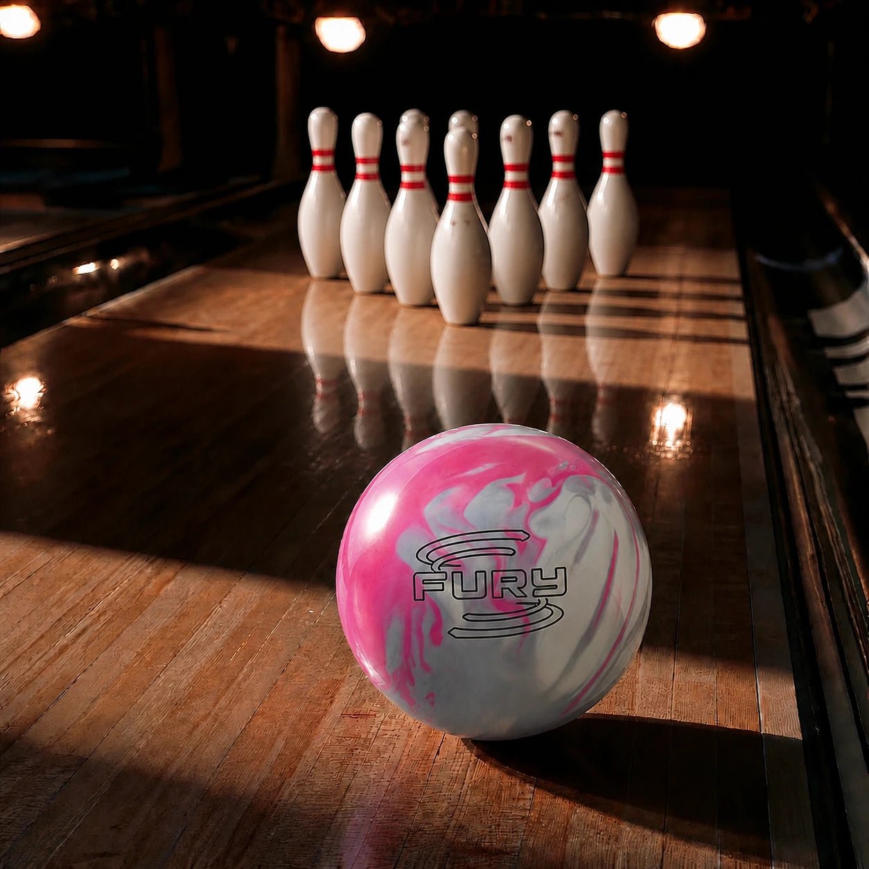 Boule FURY PINK/ICE/SILVER - Bowling Stars