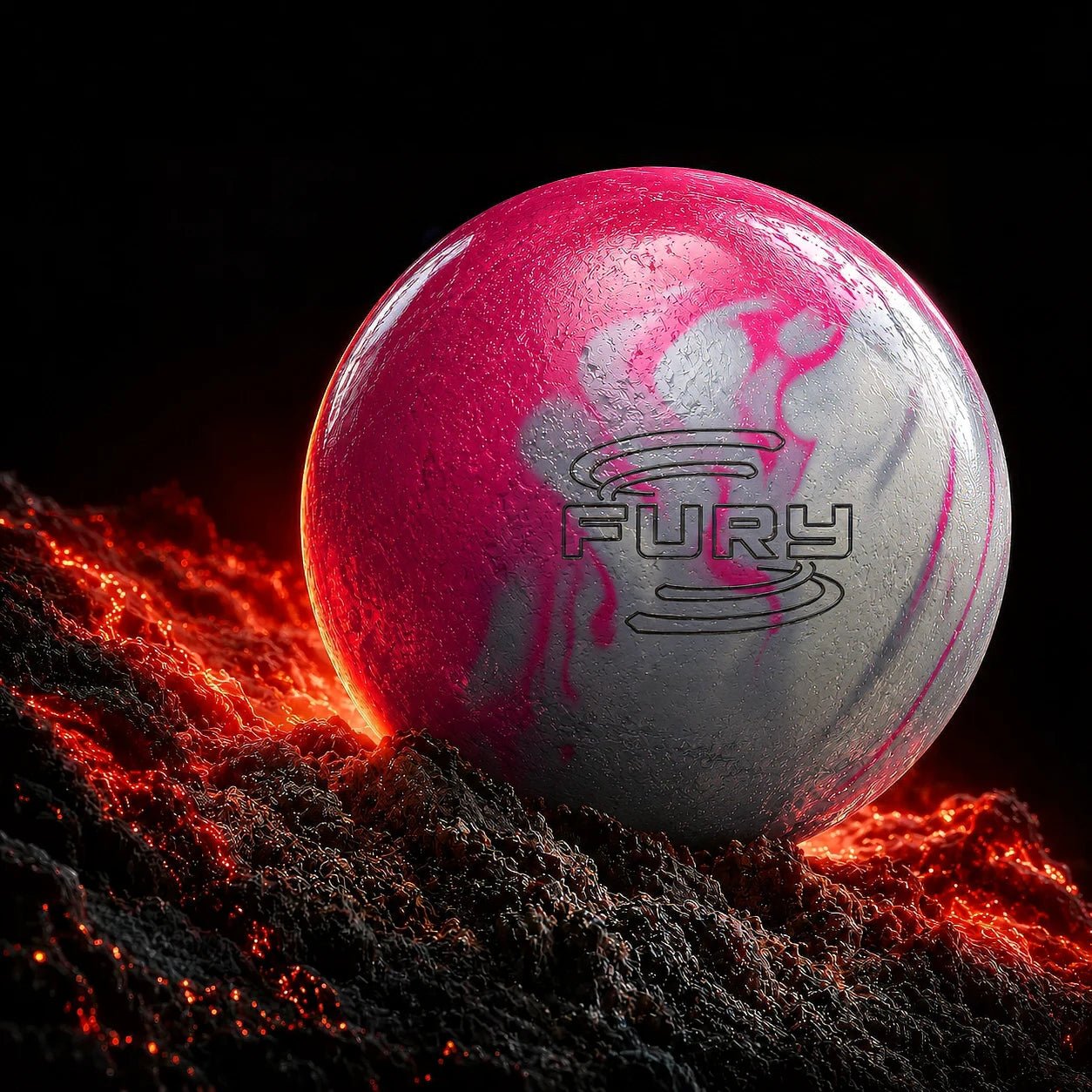 Boule FURY PINK/ICE/SILVER - Bowling Stars