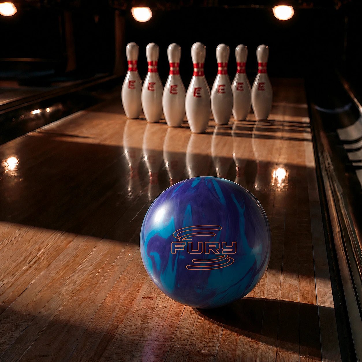 Boule FURY PURPLE/BLUE - Bowling Stars