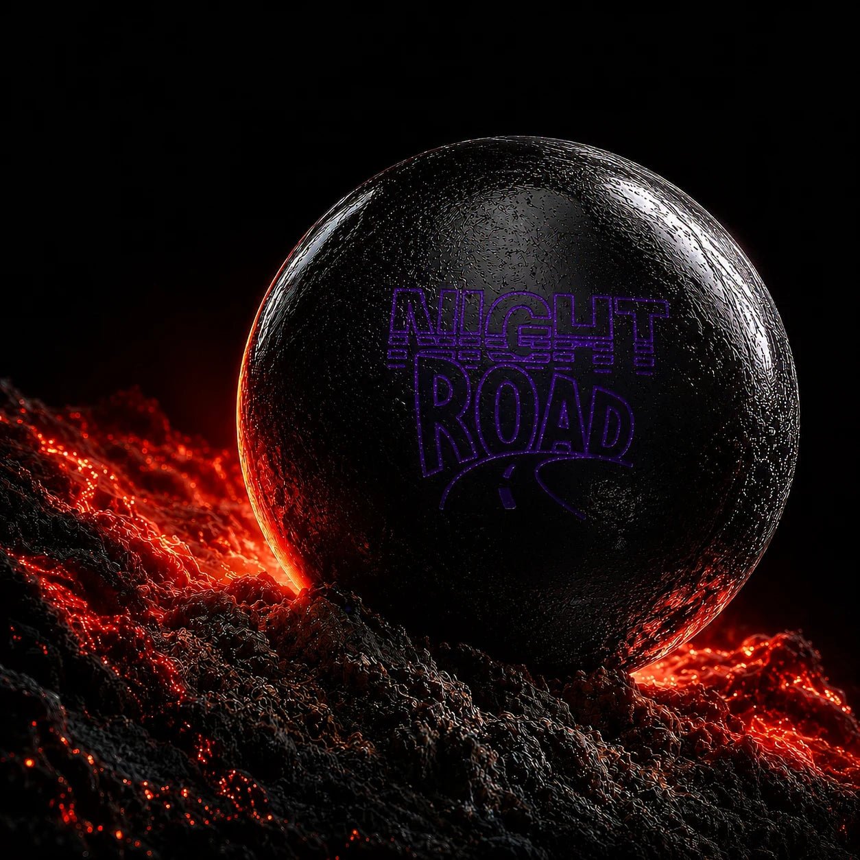 Boule KNOCK OUT BLACK & BLUE - Bowling Stars