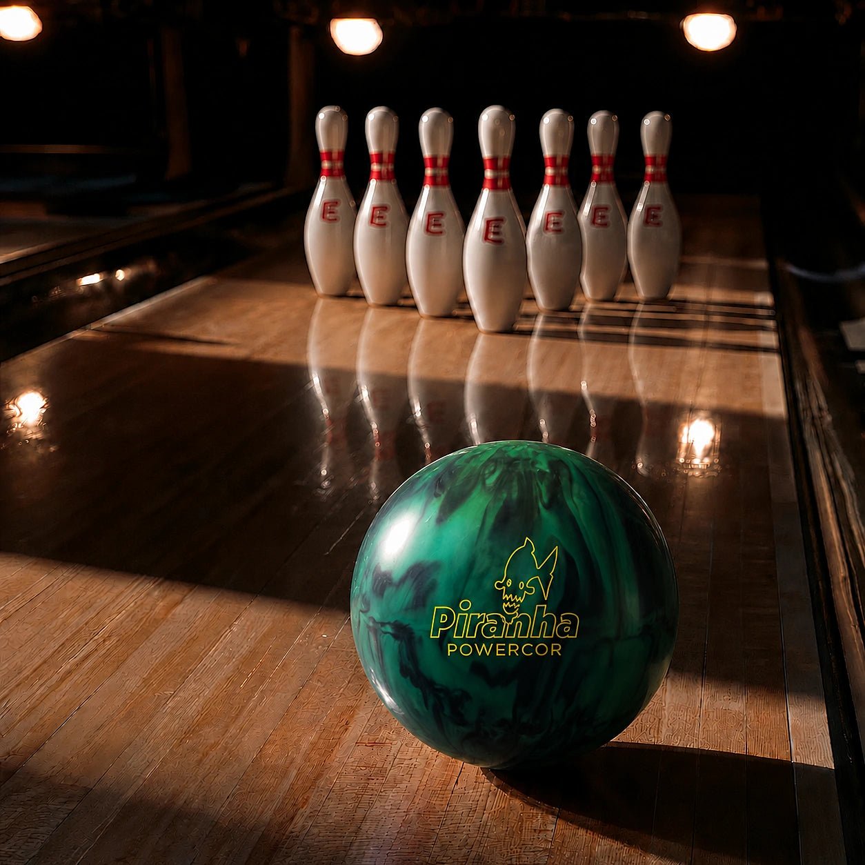 Boule PIRANHA POWERCOR PEARL - Bowling Stars