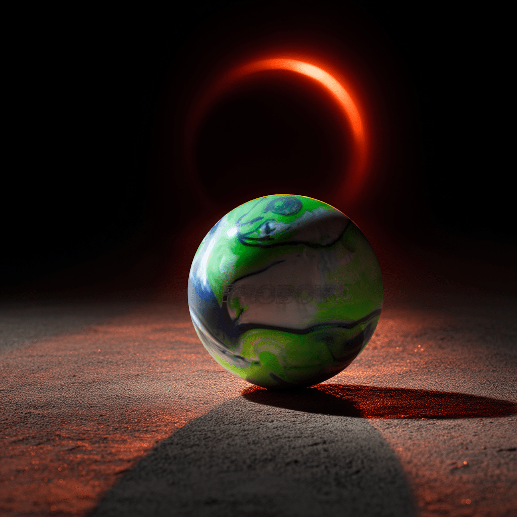 Boule PRO BOWL - GREEN/BLUE/SILVER - Bowling Stars