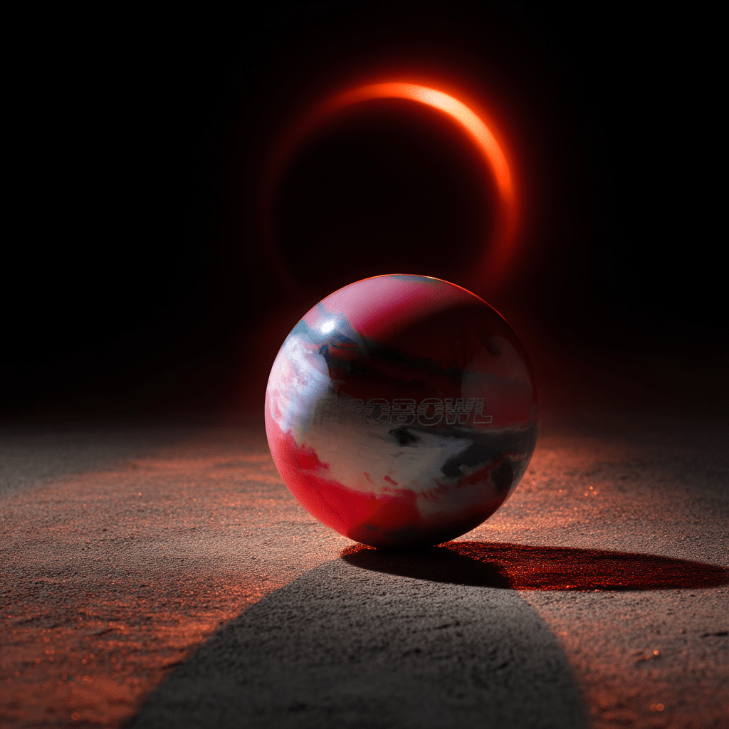 Boule PRO BOWL RED/BLACK/SILVER - Bowling Stars