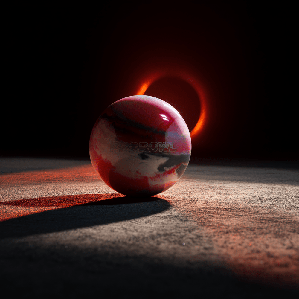 Boule PRO BOWL RED/BLACK/SILVER - Bowling Stars