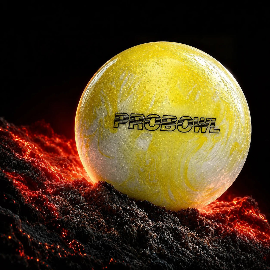 Boule PRO BOWL - WHITE/YELLOW - Bowling Stars