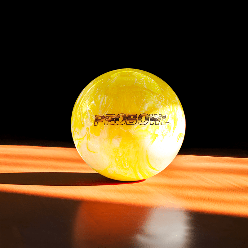 Boule PRO BOWL - WHITE/YELLOW - Bowling Stars