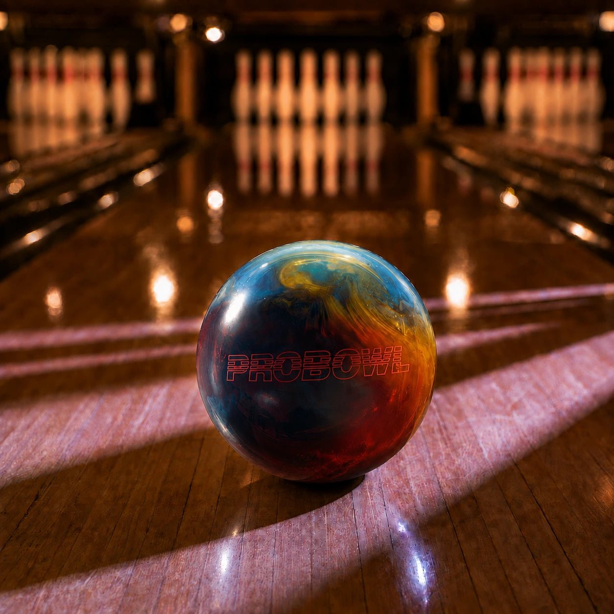 Boule PROBOWL - BLUE/BLACK/GOLD - Bowling Stars