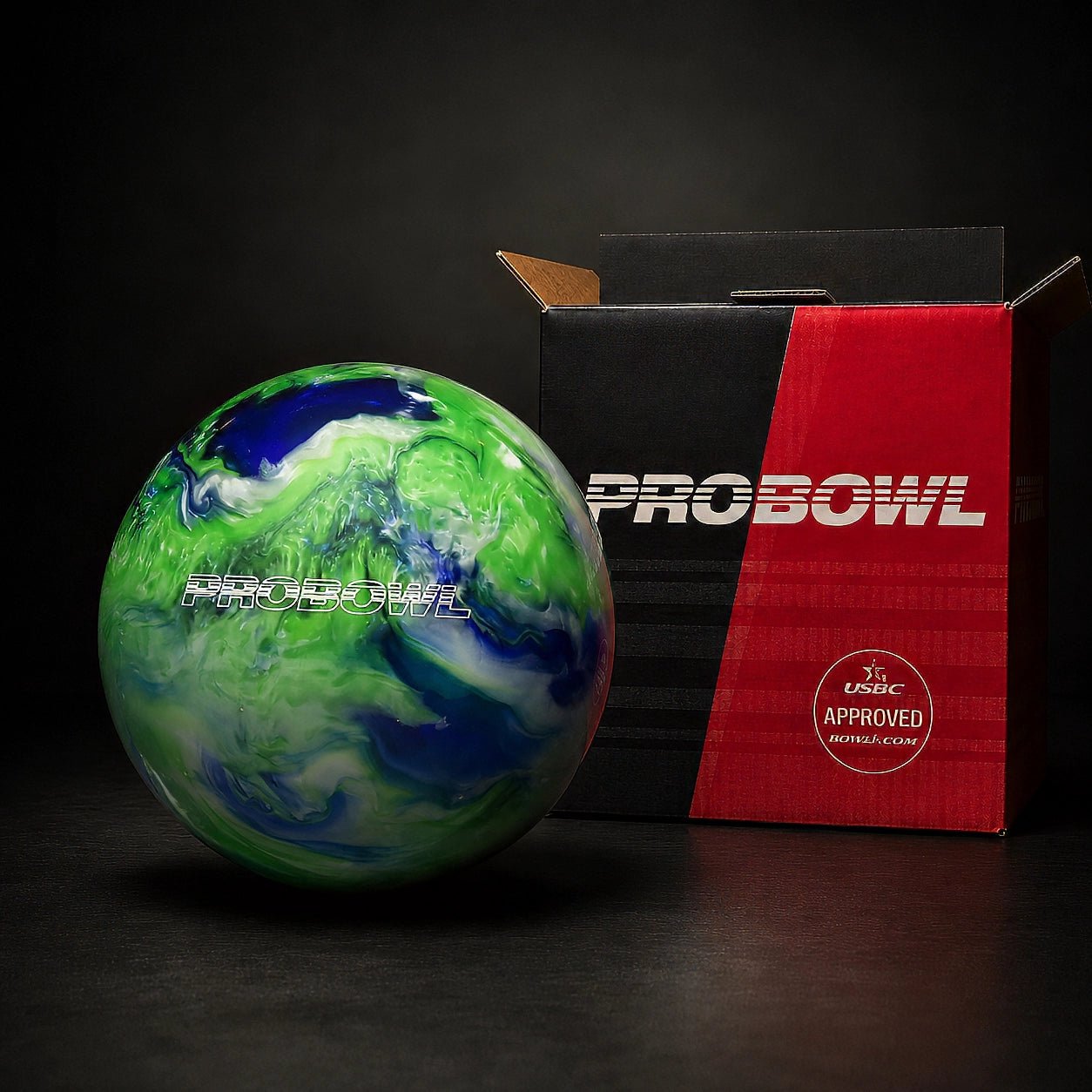 Boule PROBOWL - BLUE/GREEN/SILVER - Bowling Stars