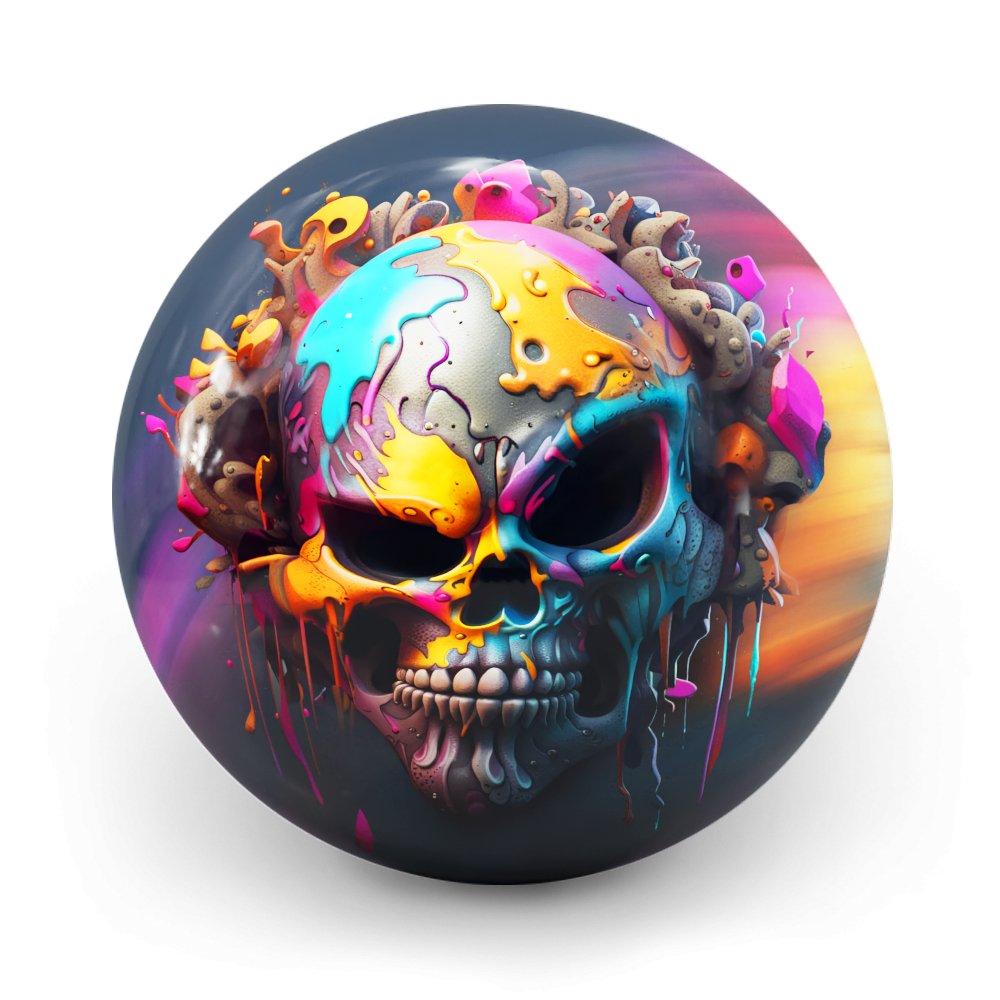 Boule Rainbow Skull Blitz - Bowling Stars