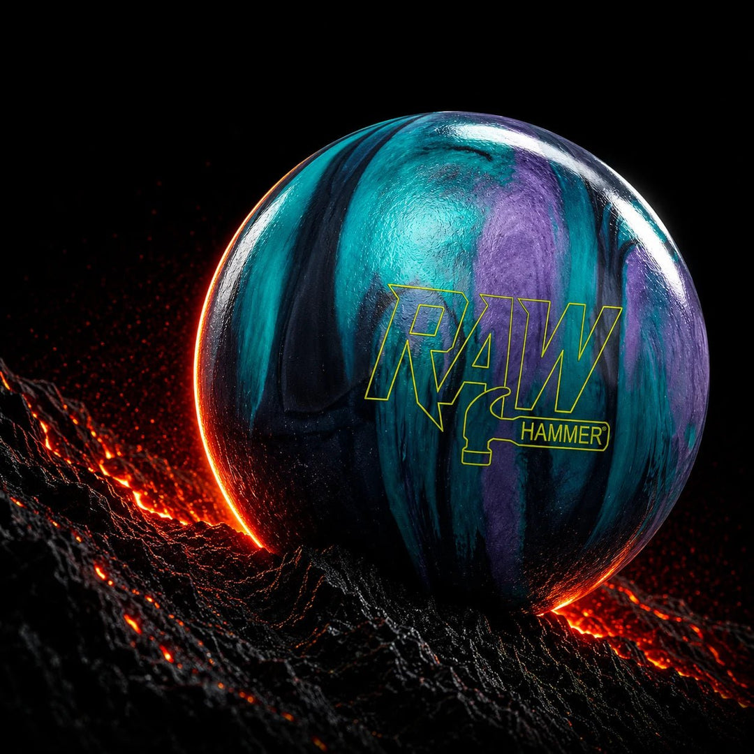 Boule RAW Black/Purple/Teal - Bowling Stars