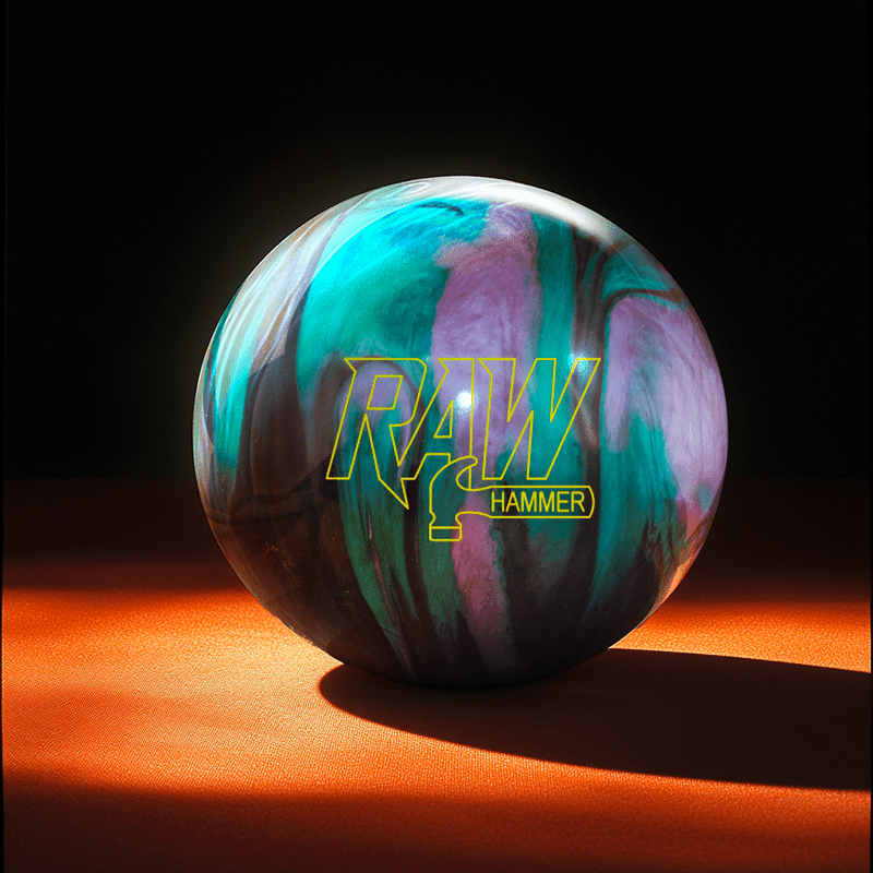 Kugel RAW Black/Purple/Teal - Bowling Stars