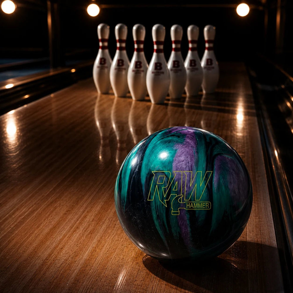 Boule RAW Black/Purple/Teal - Bowling Stars