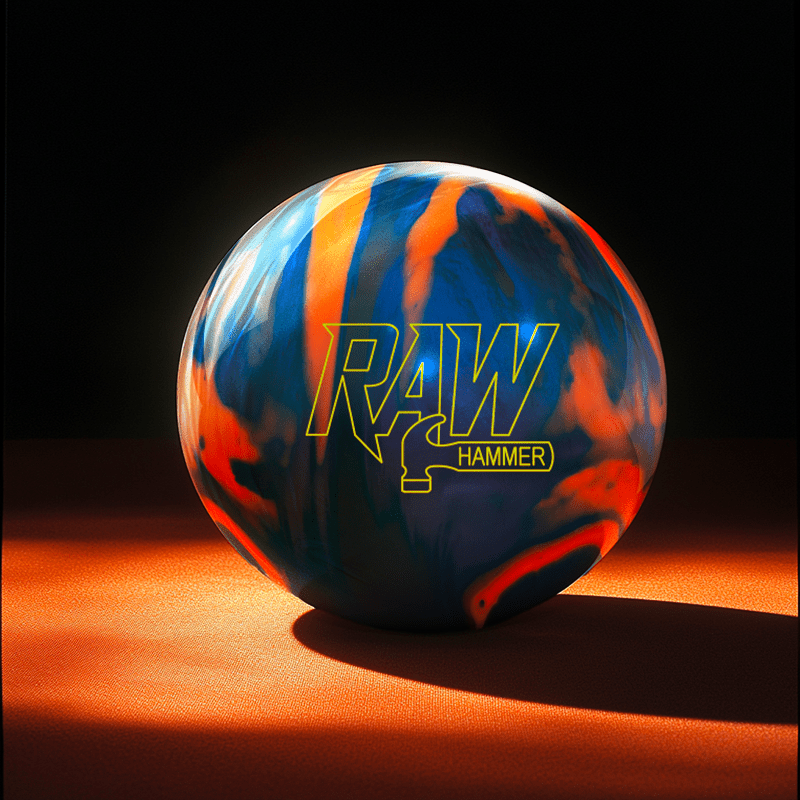 Boule RAW BLUE/BLACK/ORANGE - Bowling Stars