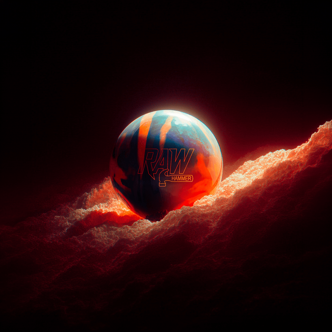 Boule RAW BLUE/BLACK/ORANGE - Bowling Stars