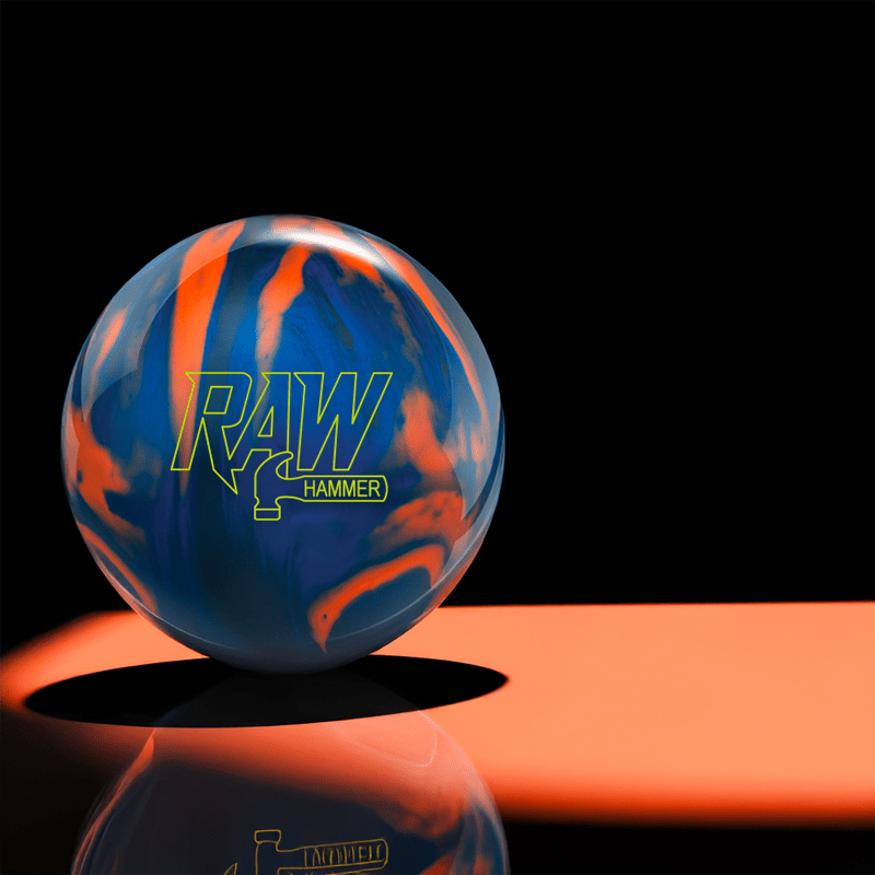 Boule RAW BLUE/BLACK/ORANGE - Bowling Stars