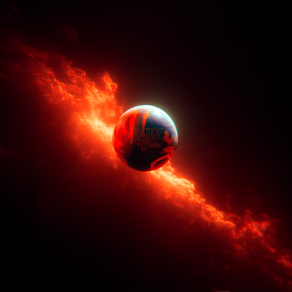 Boule RAW BLUE/BLACK/ORANGE - Bowling Stars