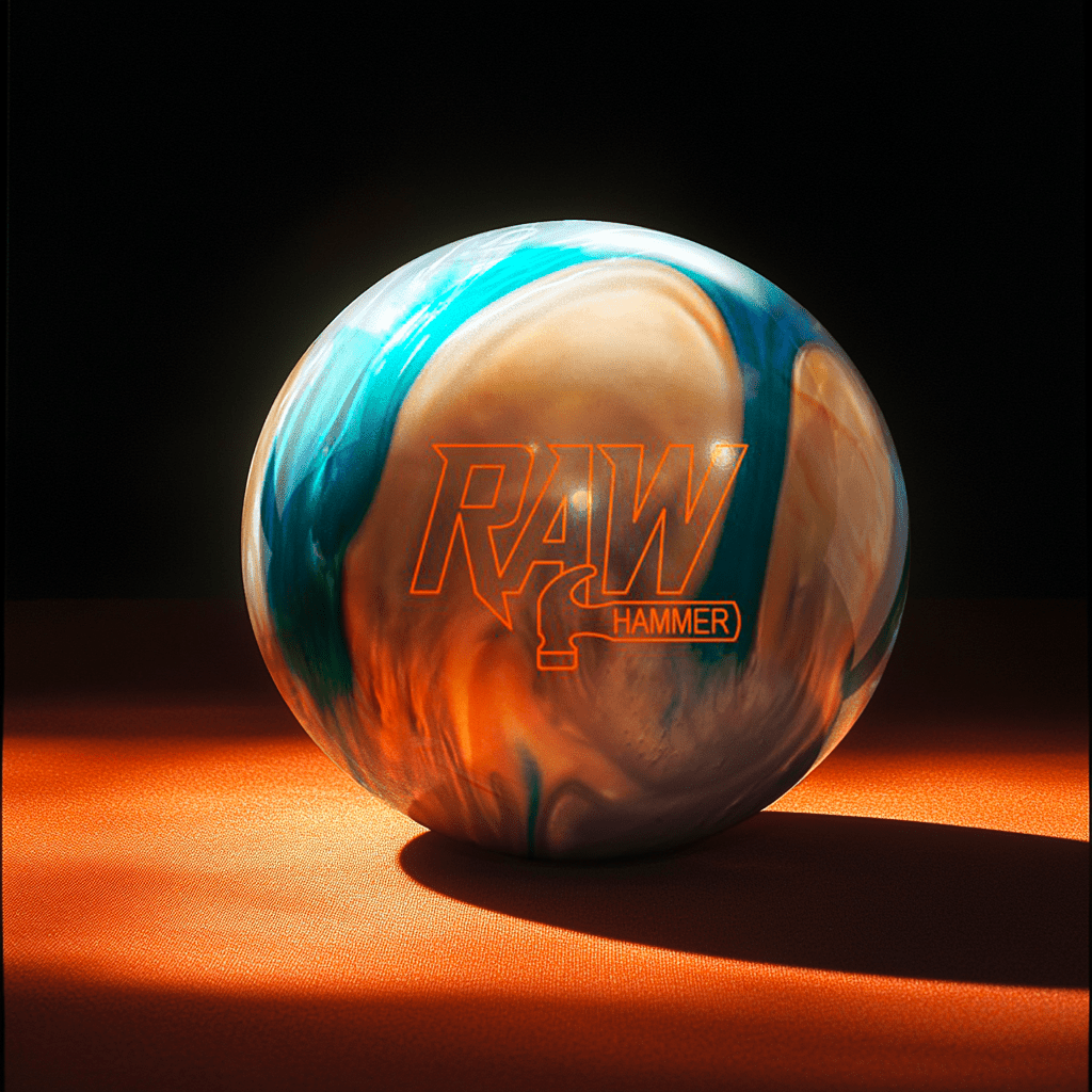 Kugel RAW BLUE/SILVER/WHITE HAMMER - Bowling Stars